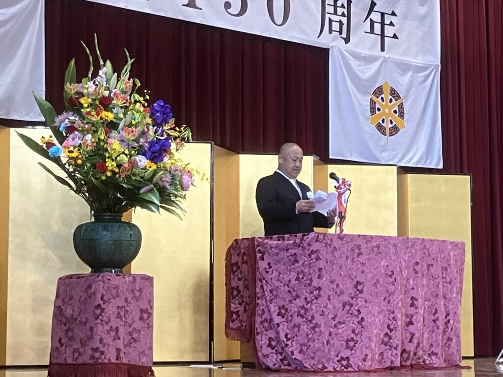 市原野小学校創立１５０周年記念式典が挙行されました