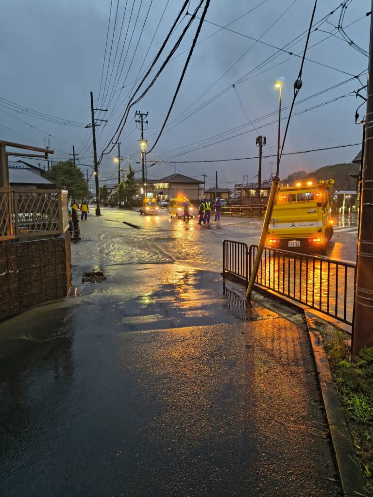 2026年6月26日午前5時らいこう橋付近
